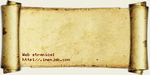 Brnča Milojković vizit kartica